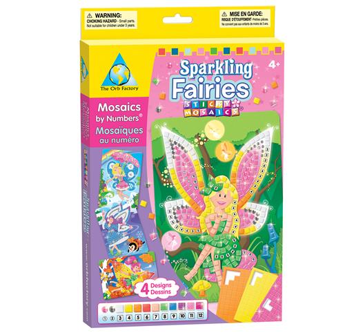 Orb Factory Loisir Créatif Sticky Mosaics Sparkling Fées